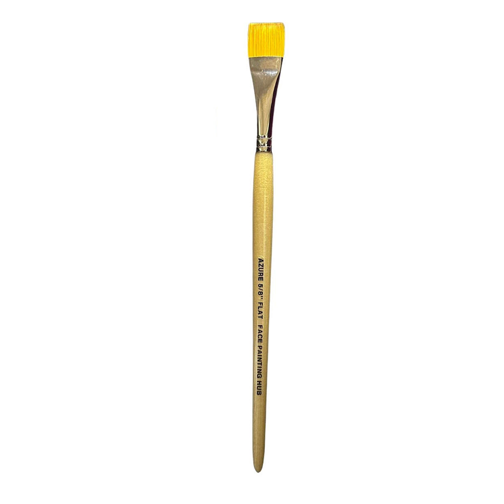 Facepainting Hub Azure Flat Brush (5/8") |