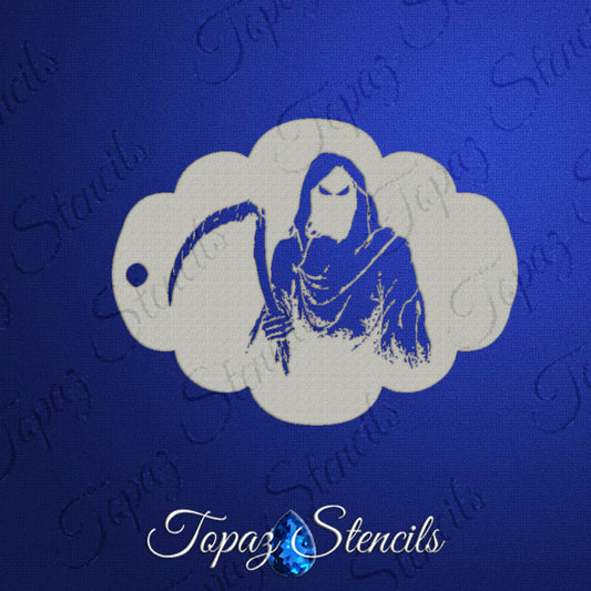 Topaz Stencil - Grim Reaper