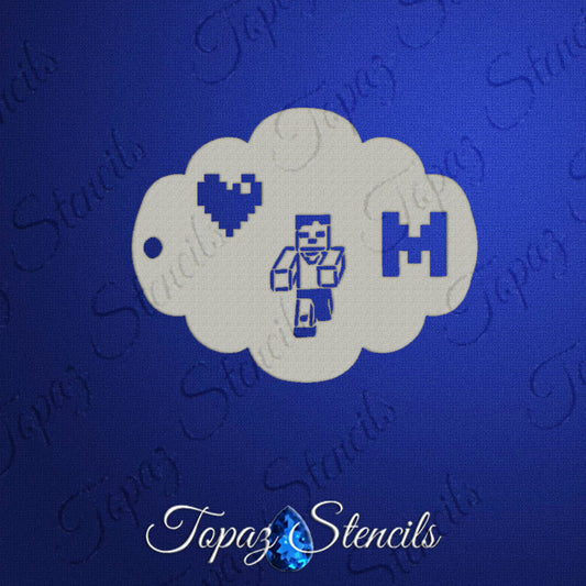 Topaz Stencil - More Mine Crafting