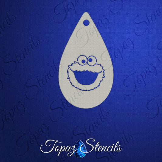 Topaz Stencil - S Street Cookie Monster