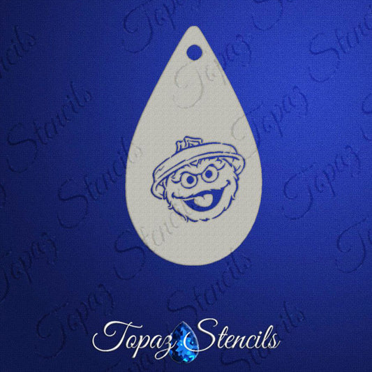 Topaz Stencil - S Street Oscar the Grouch
