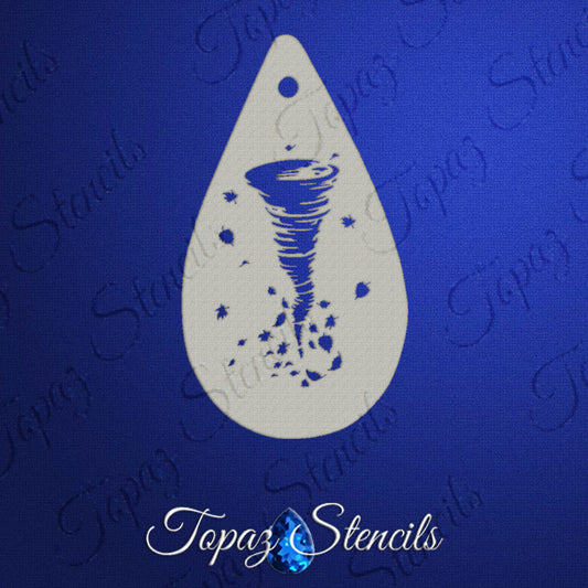 Topaz Stencil - Tamina's Twisted Twister