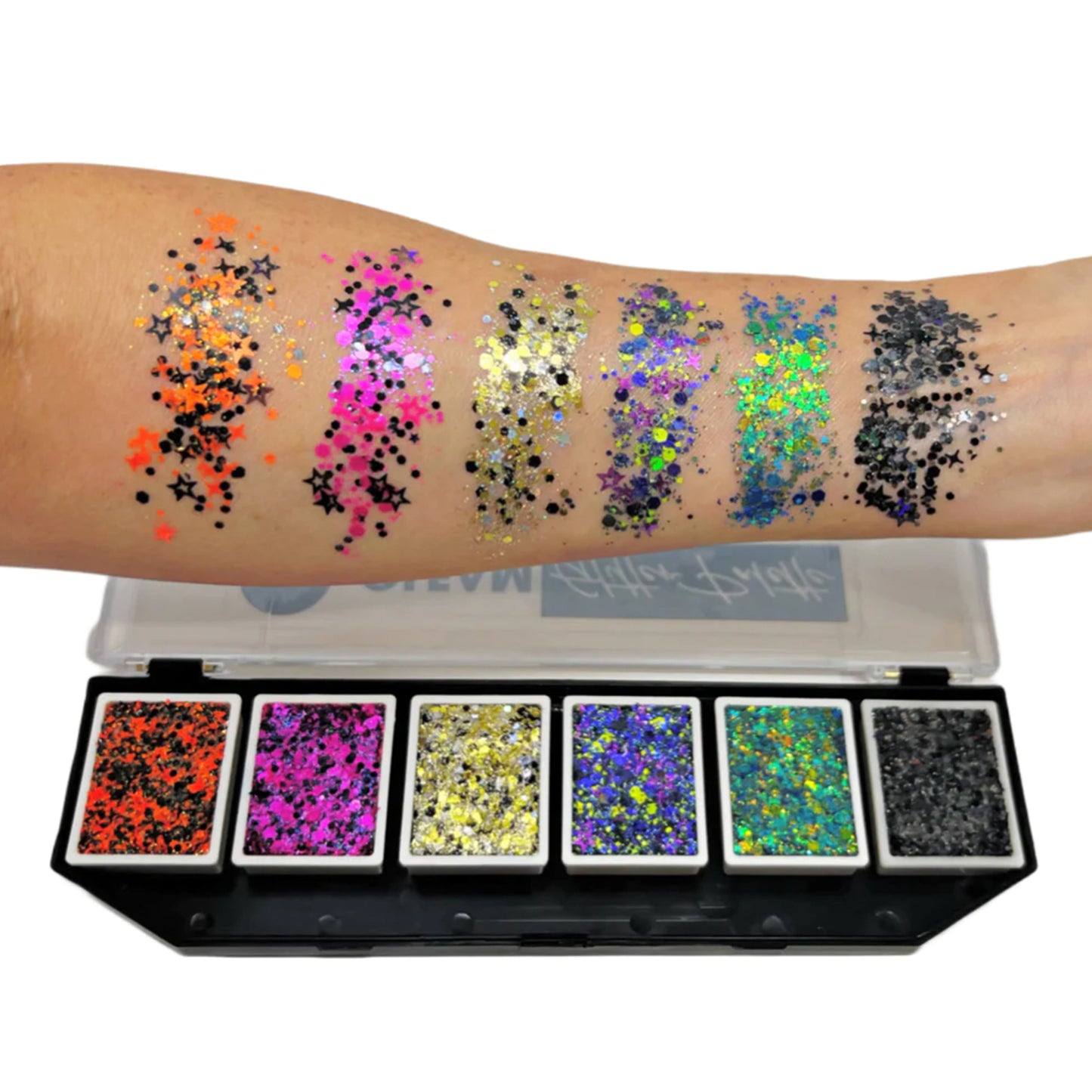 VIVID Gleam Glitter Cream Palette - Nocturnal (6 color)