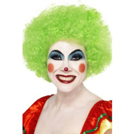 Wig, Crazy Curly Clown - Green