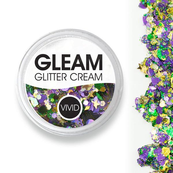 VIVID Gleam Glitter Cream - Mardi Party