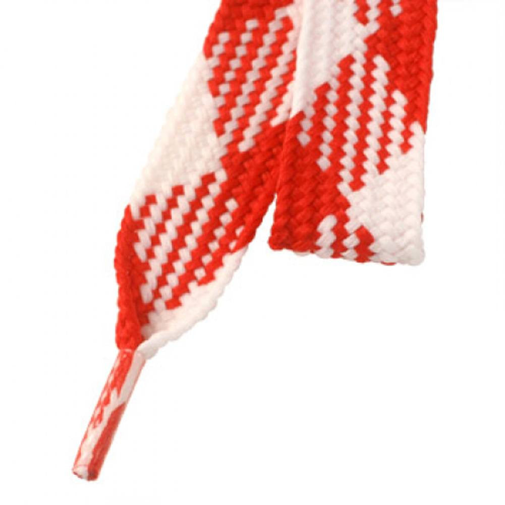 Shoe Laces - Red/White (54"):
