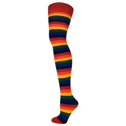 Adults Striped Socks - 6 Color Rainbow