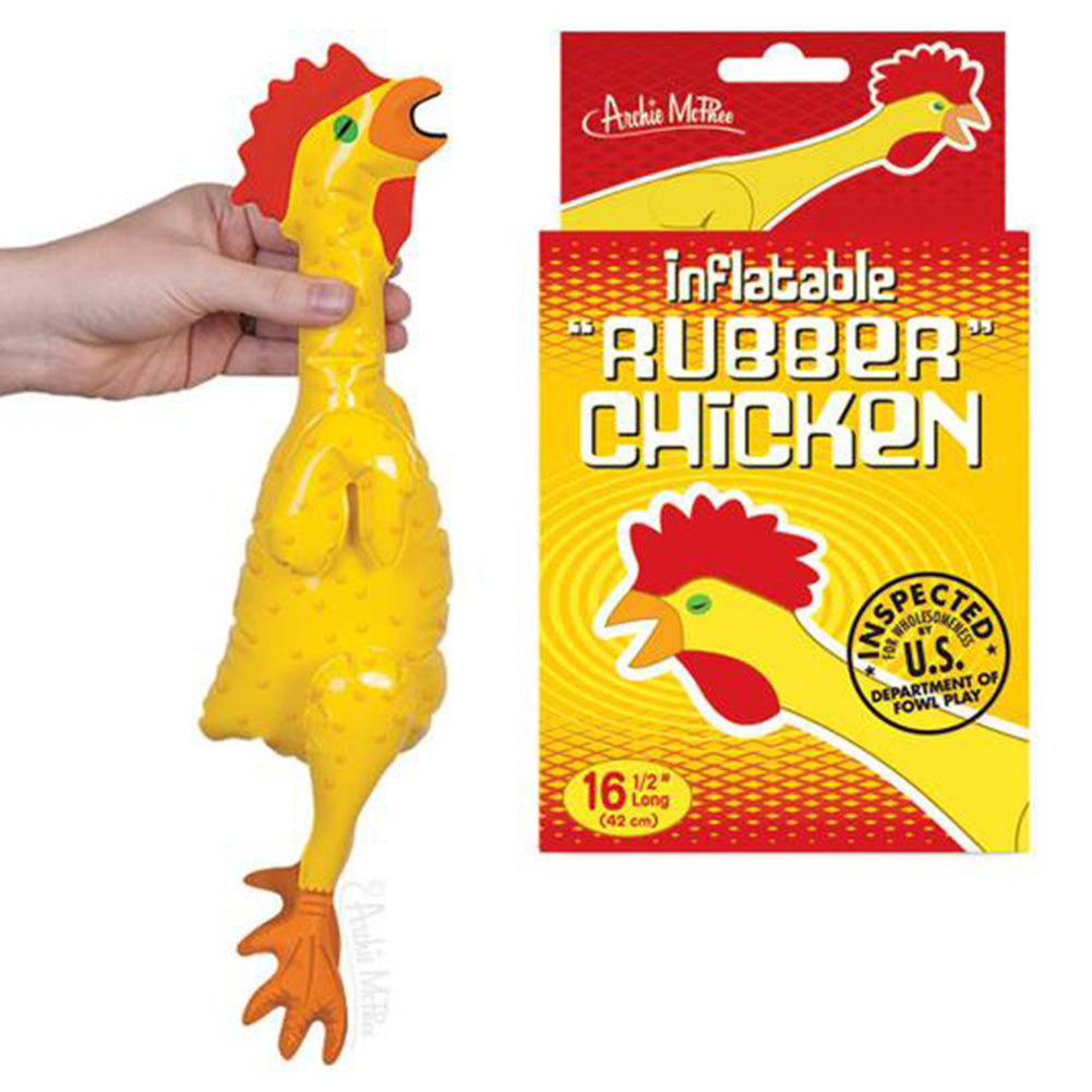 Emergency Inflatable Rubber Chicken (16 1/2")