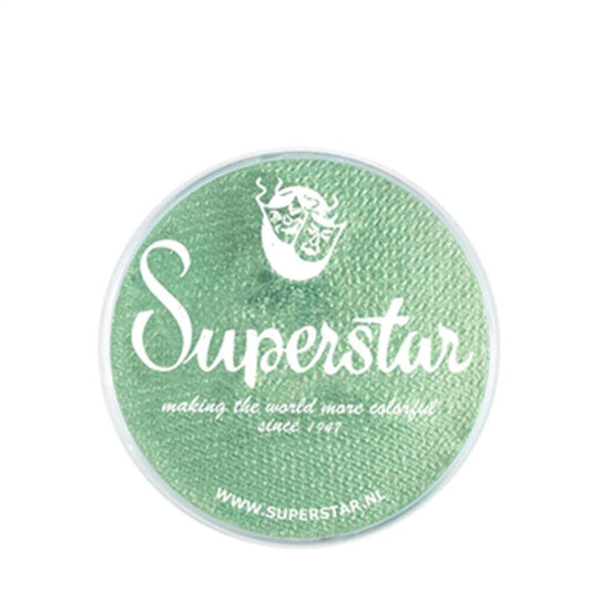 Superstar Aqua Face & Body Paint - Golden Green Shimmer 129 (16 gm)