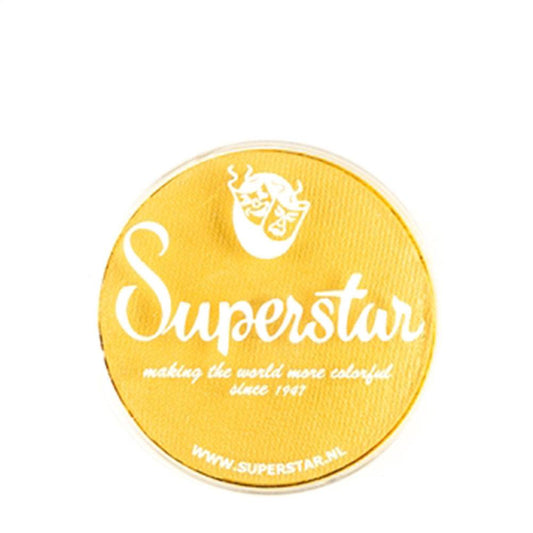 Superstar Aqua Face & Body Paint - Interferenz Yellow Shimmer 132 (16 gm)