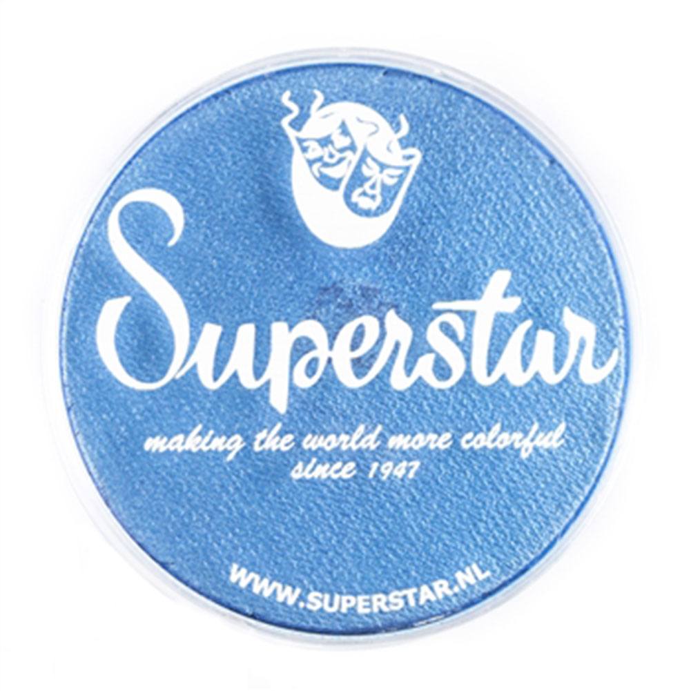 Superstar Aqua Face & Body Paint - Mystic Blue Shimmer 137 (45 gm) –