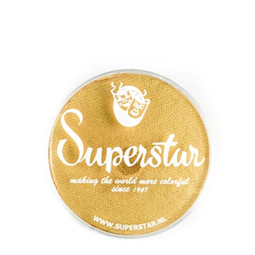 Superstar Aqua Face & Body Paint - Gold Finch Shimmer 141 (16 gm)