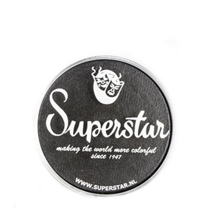 Superstar Aqua Face & Body Paint - Steel Black Shimmer/graphite 223 (16 gm)