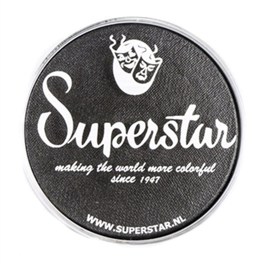 Superstar Aqua Face & Body Paint - Steel Black Shimmer/graphite 223 (45 gm)