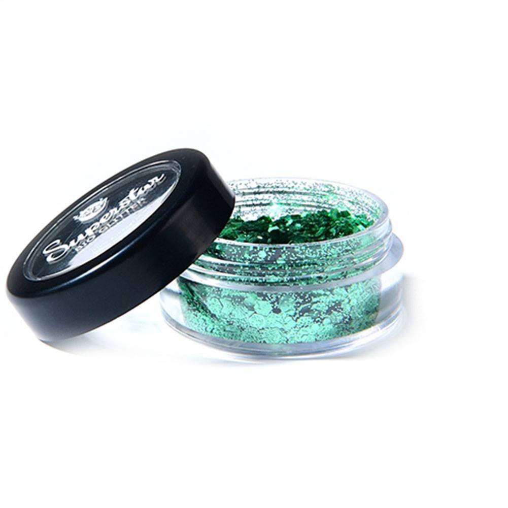 Superstar Biodegradable Loose Chunky Glitter - Spring Green (6 ml)