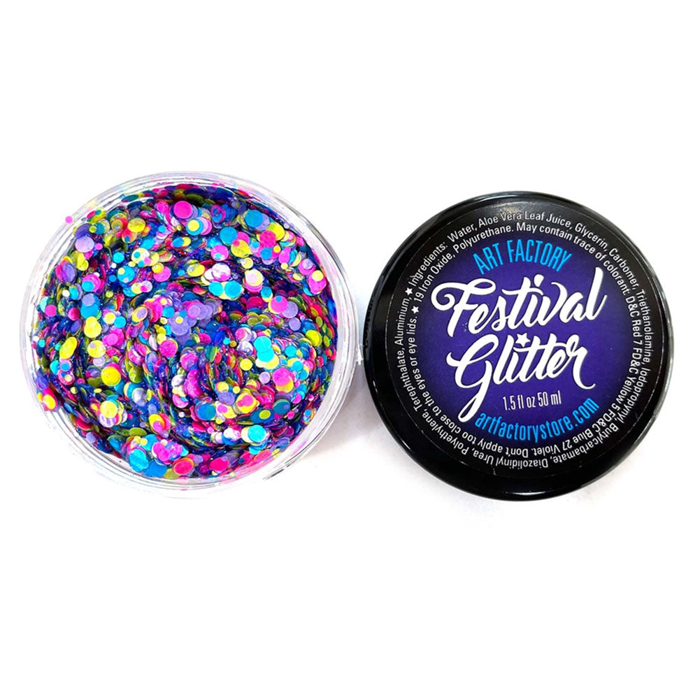 Art Factory Festival Glitter - UV Confetti Glow (50 ml/1 fl oz)
