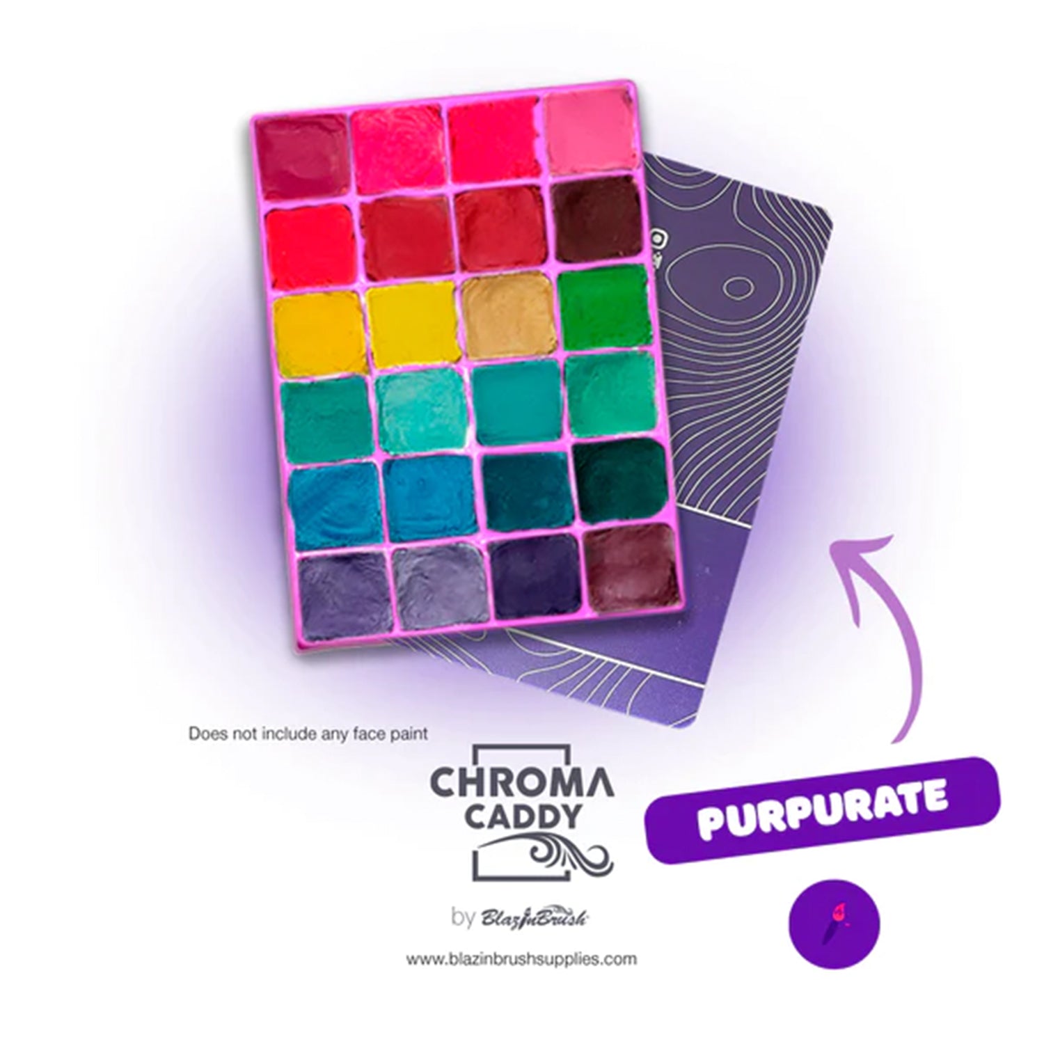 Blazin Brush Chroma Caddy - Purpurate