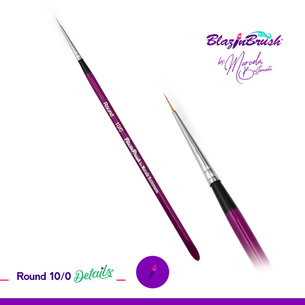 Blazin Brush Details Collection by Marcela Bustamante - Round 10/0