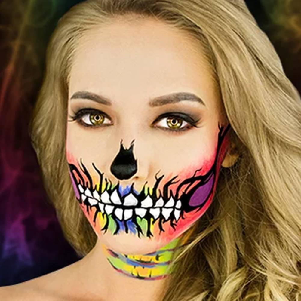 Woochie Water Activated Makeup Kit - Rainbow Skull