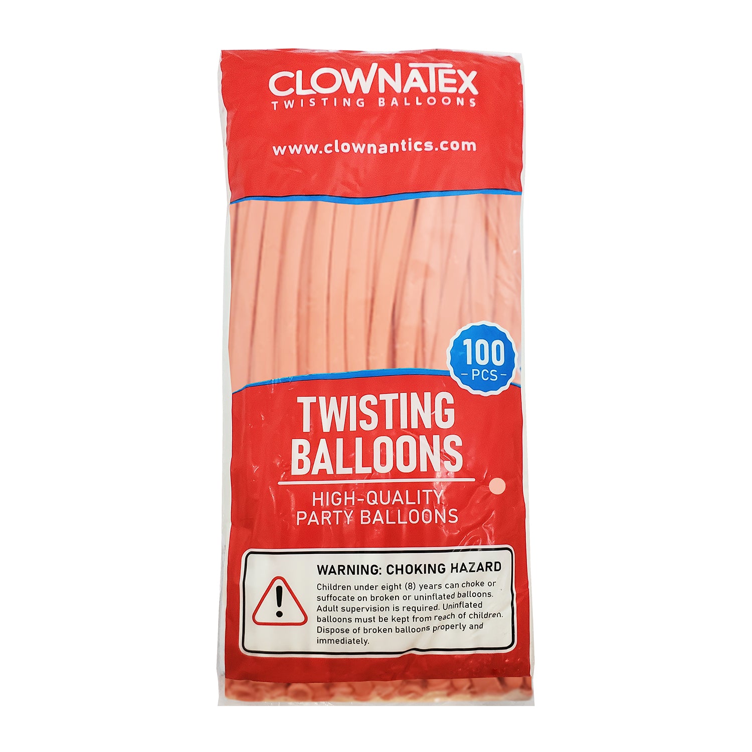 Clownatex 260 Balloons - Blush (100 pcs)