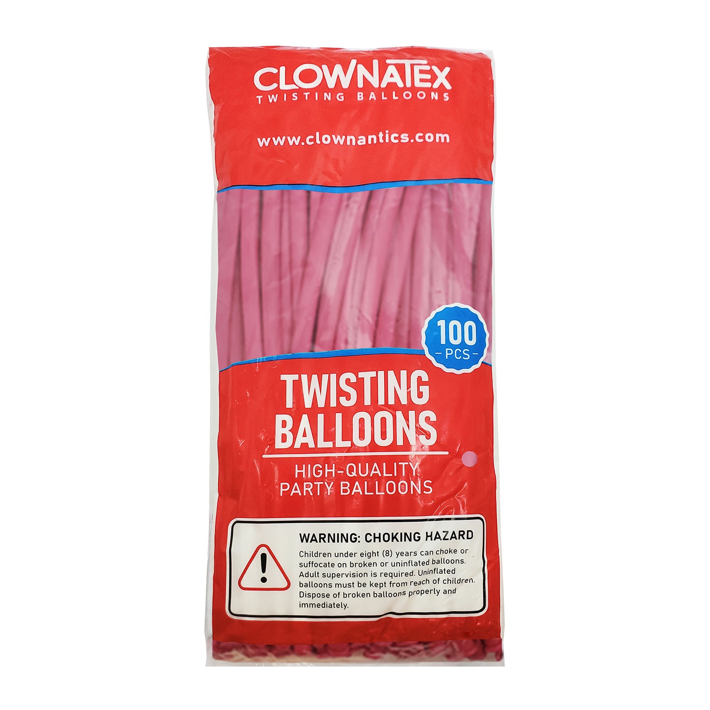 Clownatex 260 Balloons - Fuchsia (100 pcs)