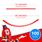 Clownatex 260 Balloons - Red (100 pcs)