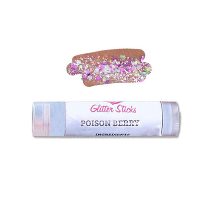 Creative Faces Chunky Glitter Stick - Poison Berry