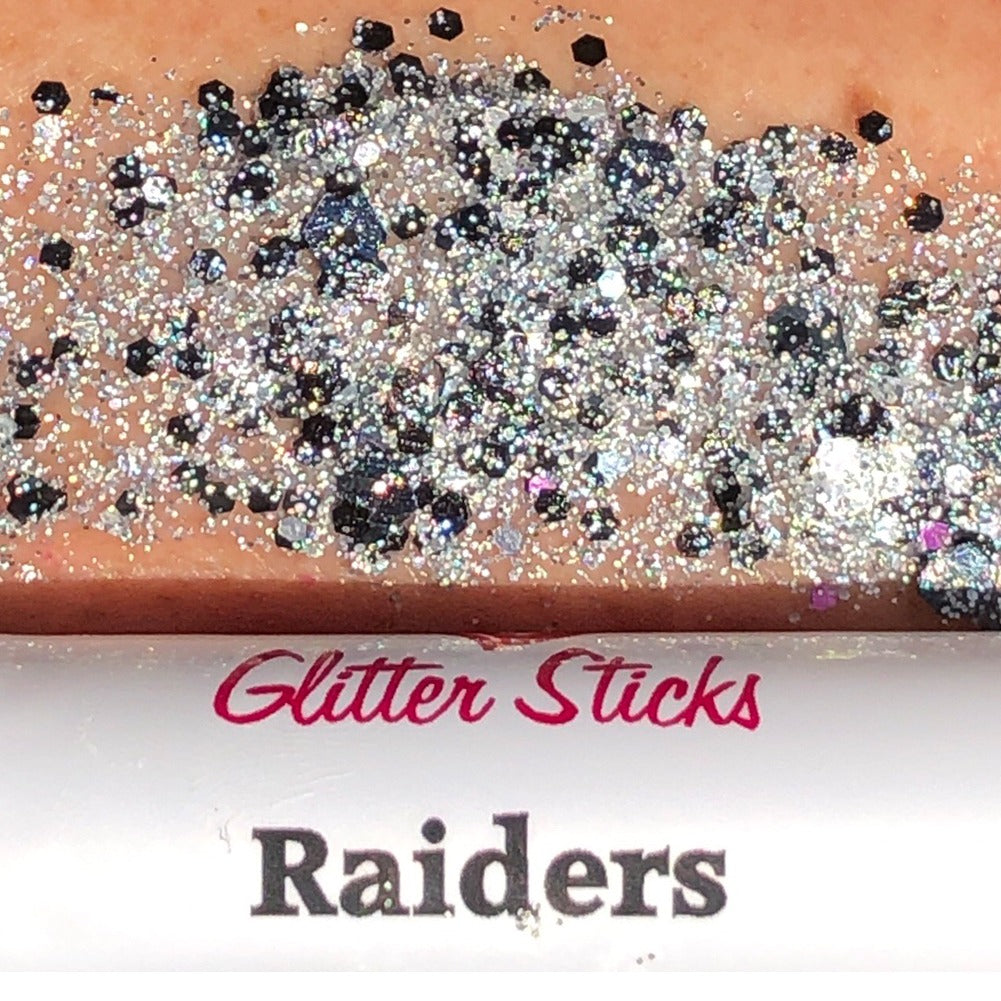 Creative Faces Chunky Glitter Stick - Raiders
