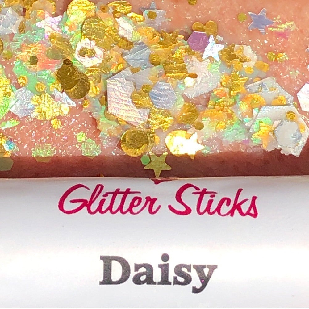 Creative Faces Chunky Glitter Stick - Daisy