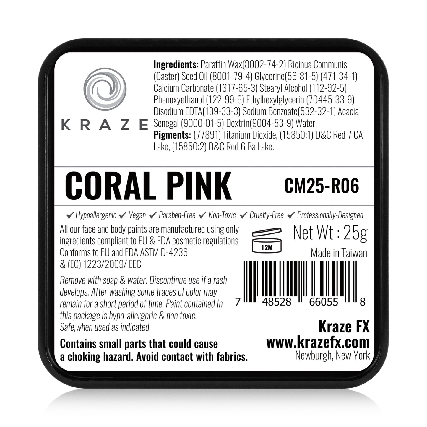 Kraze FX Face & Body Paint - Coral Pink (25 gm)