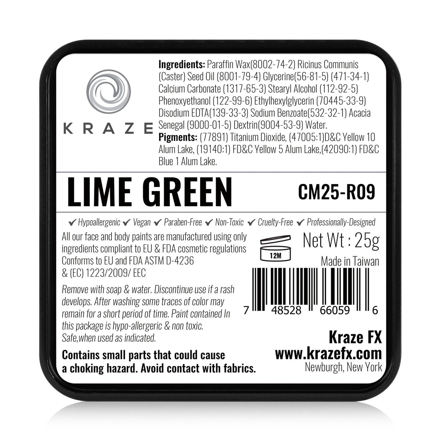 Kraze FX Face & Body Paint - Lime Green (25 gm)