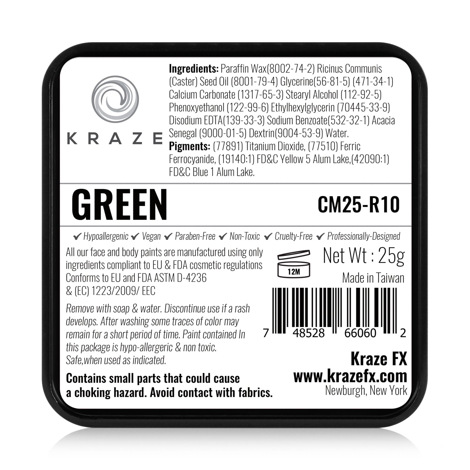 Kraze FX Face & Body Paint - Green (25 gm)