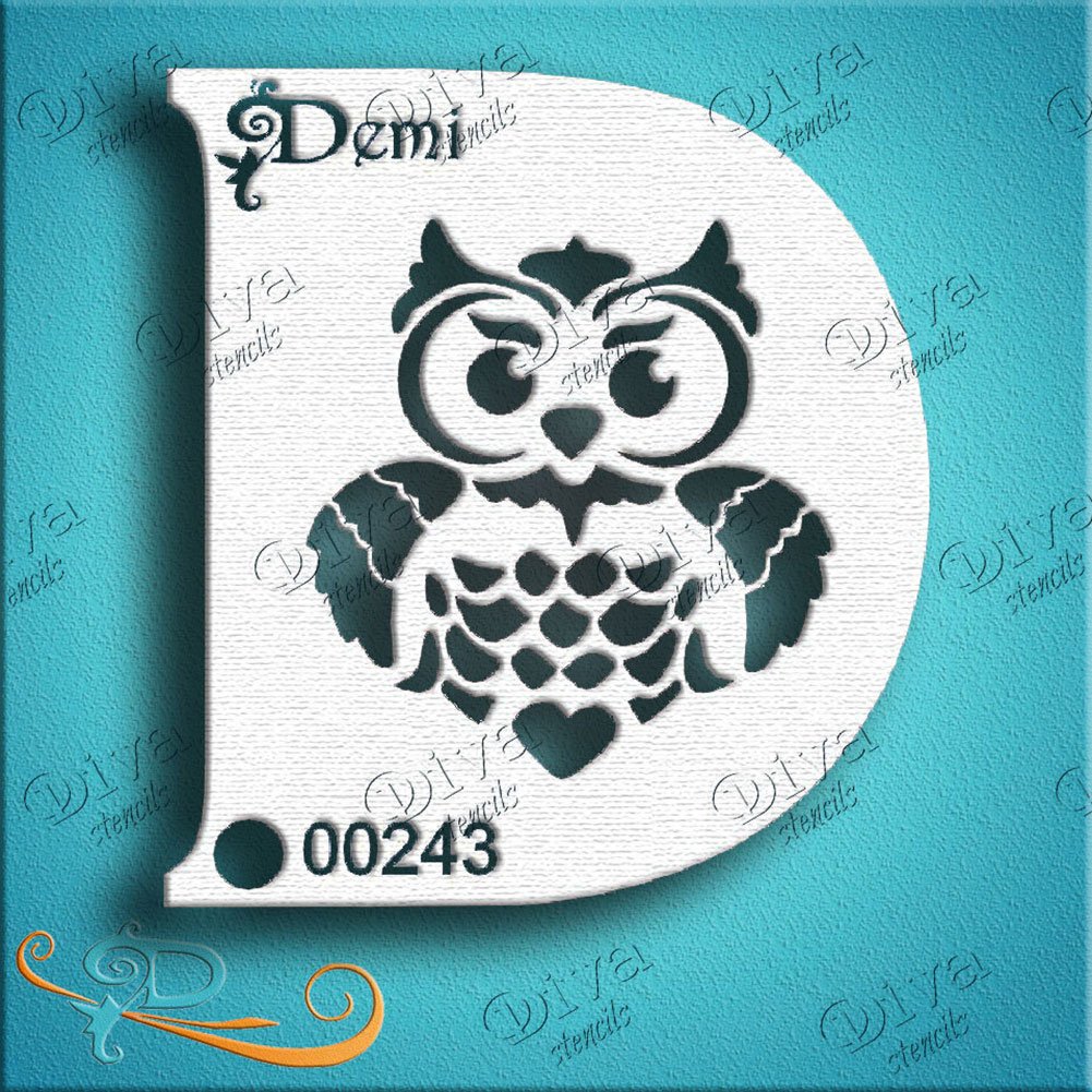 Diva Stencil - Demi Owl