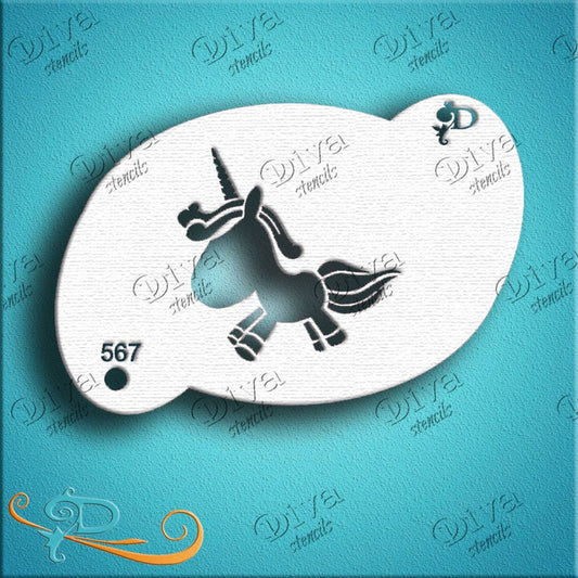 Diva Stencil - Unicorn Baby