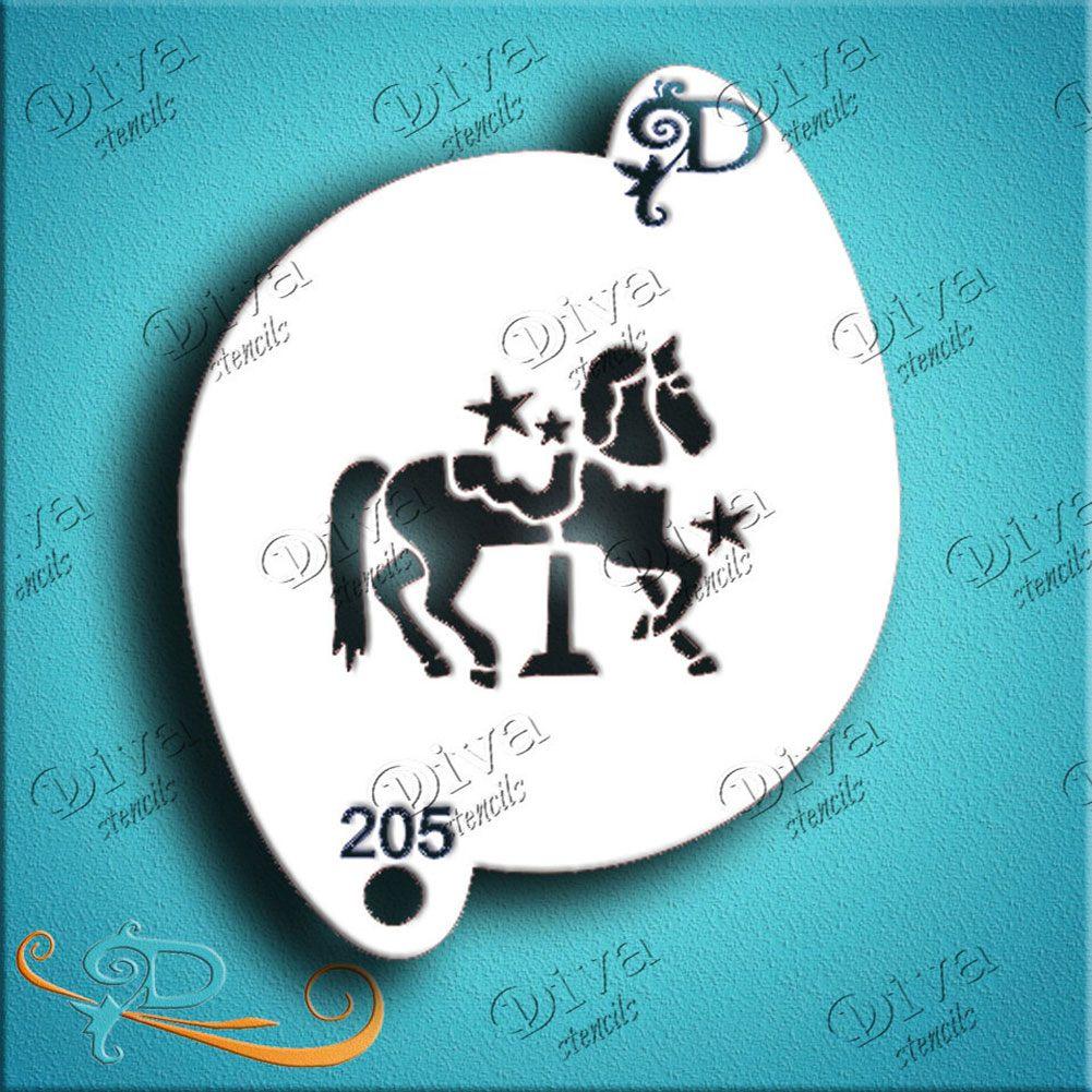 Diva Stencil - Carousel Horse