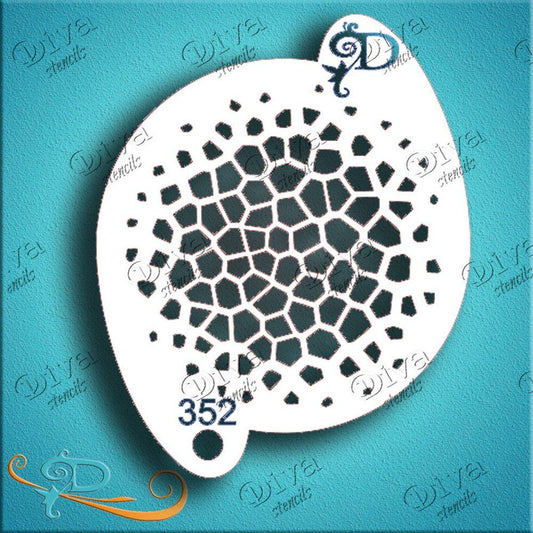 Diva Stencil - Fractal Circle