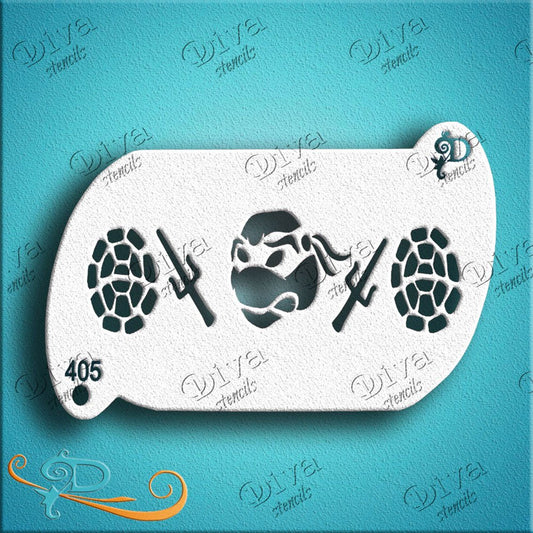 Diva Stencil - Forehead Turtle Band