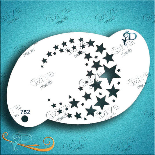 Diva Stencil - Moon Stars