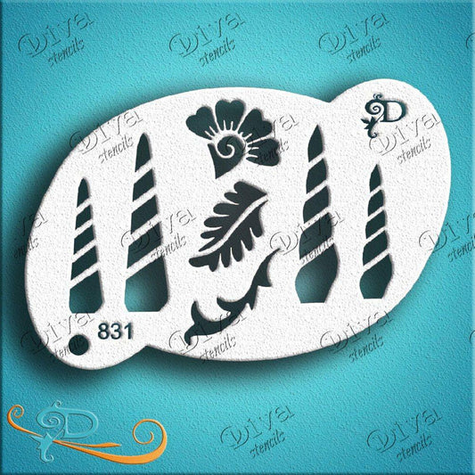 Diva Stencil - Ace Unicorn Horn