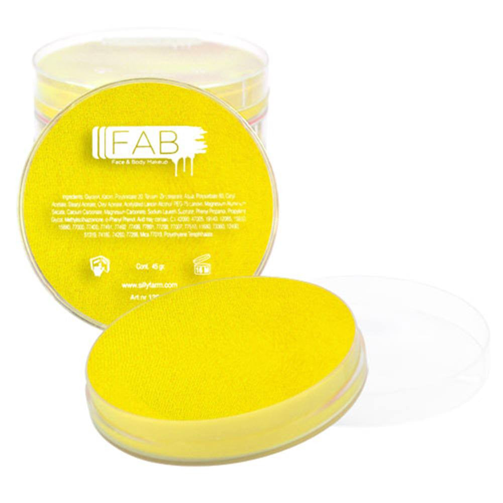 FAB Superstar Face Paint - Lemon Yellow 144 (45 gm)