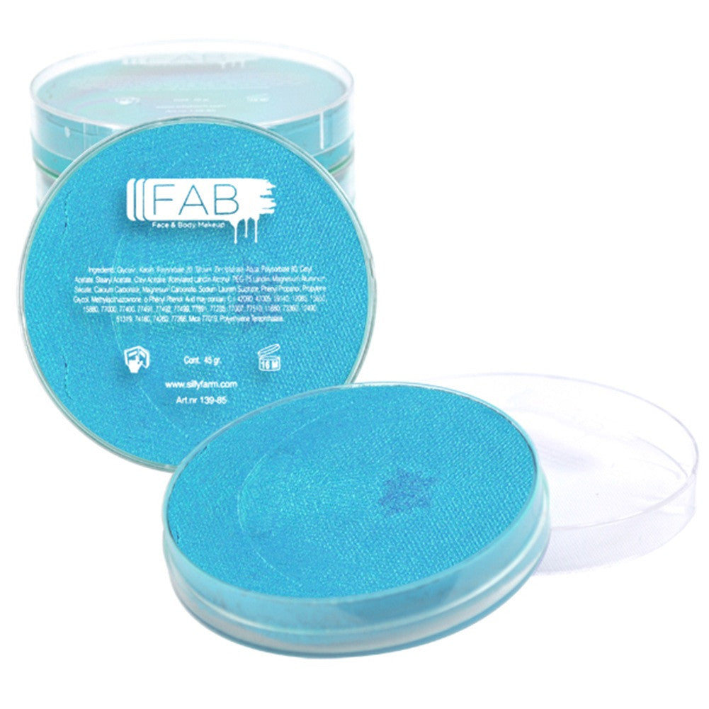 FAB Superstar Face Paint - Ziva Blue Shimmer 220 (45 gm)