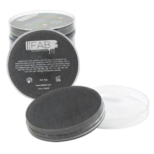 FAB Superstar Face Paint - Steel Black Shimmer 223 (45 gm)