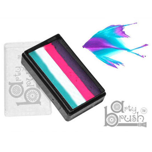 Silly Farm Arty Brush Split Cakes - Aqua (20 g)