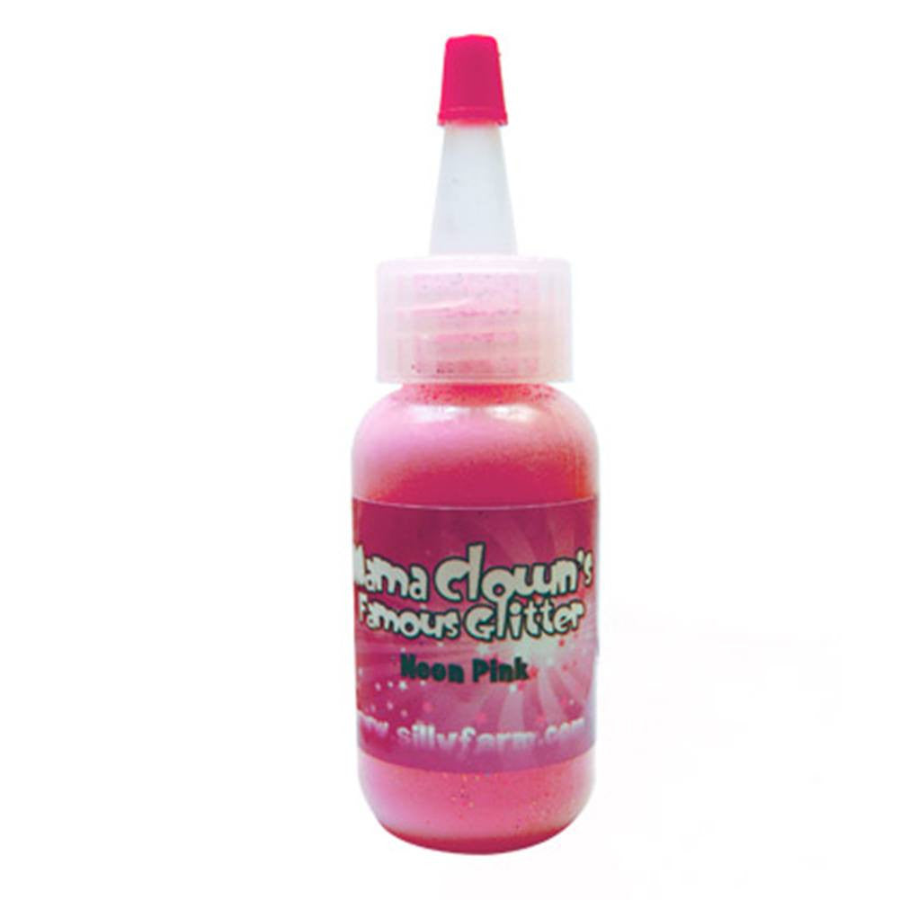 Mama Clown Opaque Glitter - Electric Neon Pink  (1 oz)