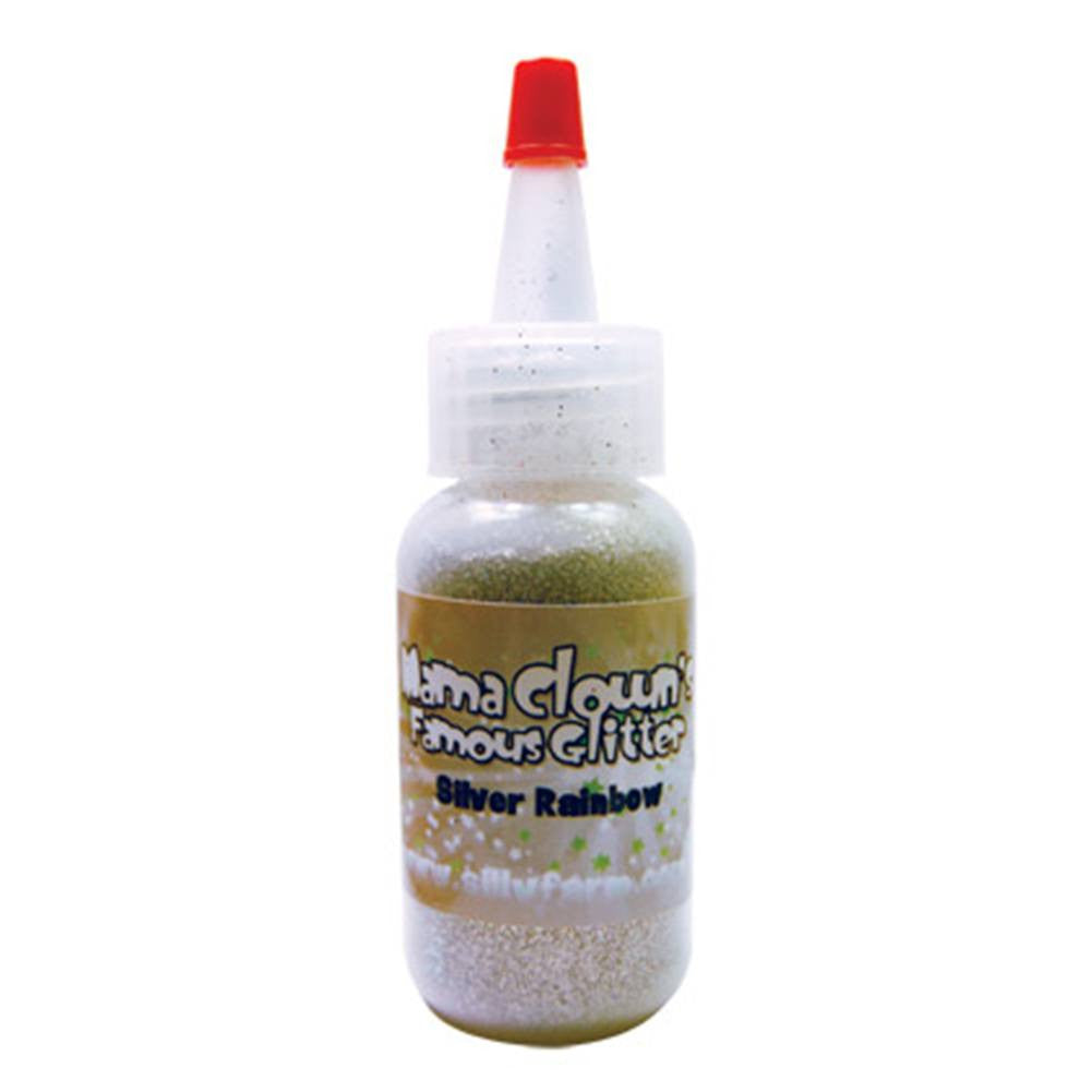 Mama Clown Opaque Glitter - Silver Rainbow  (1 oz)