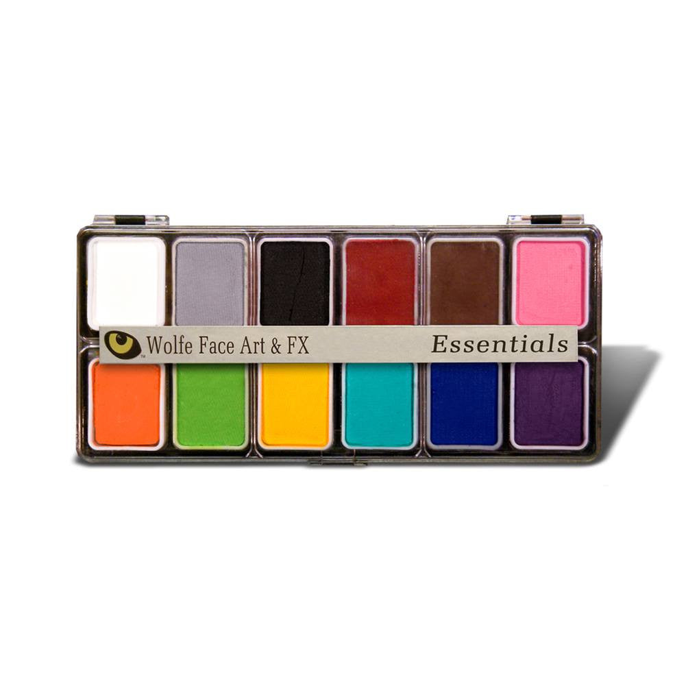 Wolfe Essentials Face Paint Palettes (12 Colors)