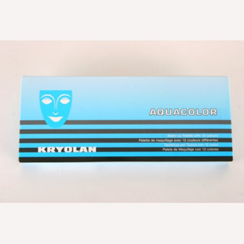 Kryolan Aquacolor Regular Face Paint Palettes (12 Colors)