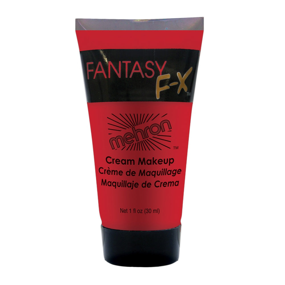 Mehron Fantasy FX Face Paint Tubes - Red (1 oz)