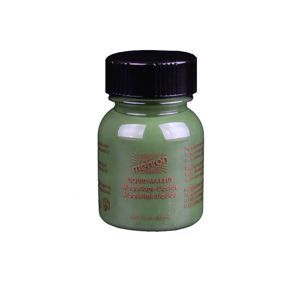 Mehron Liquid Face Paints - Green (1 oz)