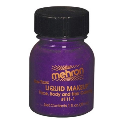 Mehron Liquid Face Paints - Purple (1 oz):